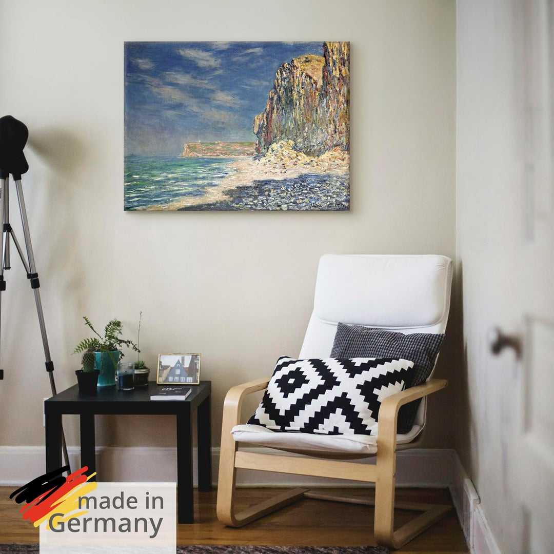 ARTland Leinwandbilder Wandbild Bild auf Leinwand 60x45 cm Wanddeko Landschaften Meer Wellen Strand