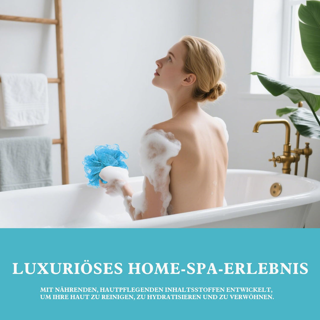 SPA LUXETIQUE Damen Bad Geschenkset -8tlg Ozeanduft Geschenkset mit Duschgel, Handcreme, Schaumbad,