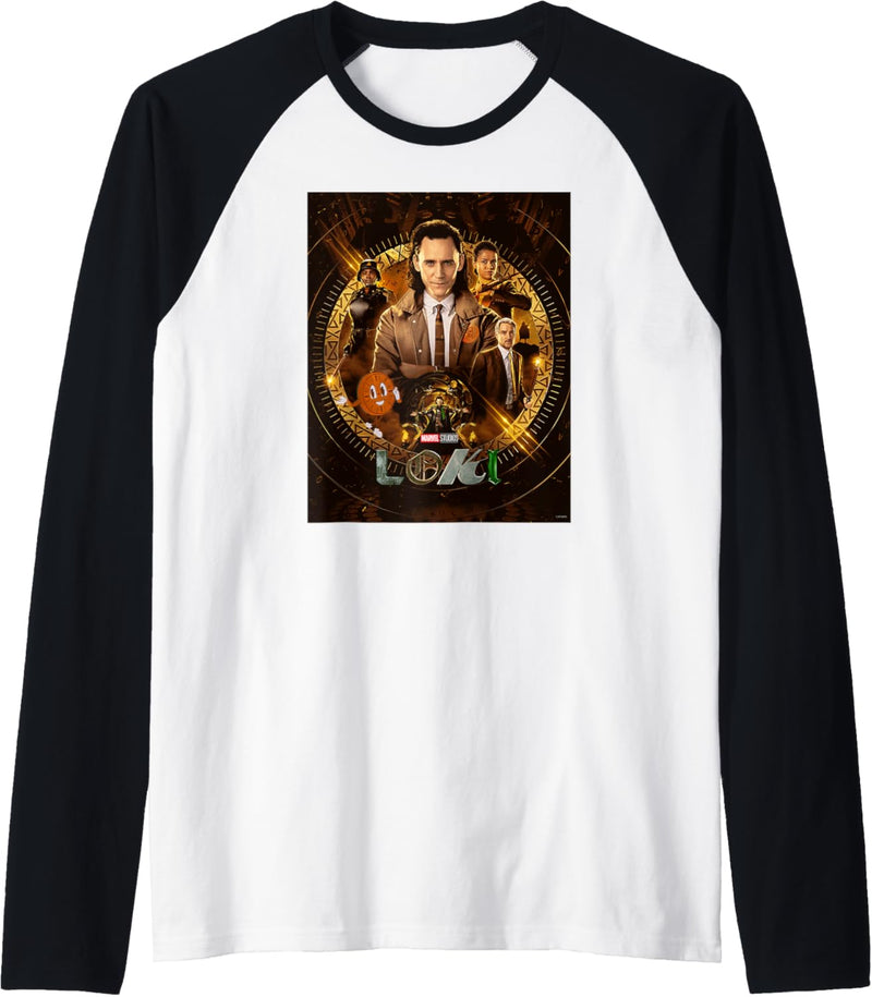 Marvel Loki Characters Disney+ Series Poster Raglan