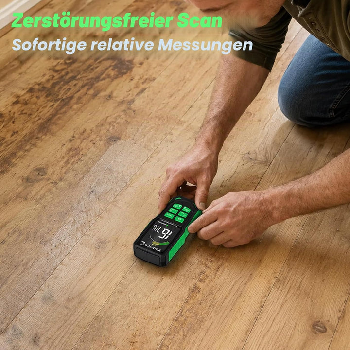 Feuchtigkeitsmessgerät Wiederaufladbarkeit Holzfeuchtemessgerät mit Farb-LCD Wandfeuchtemessgerät Ma