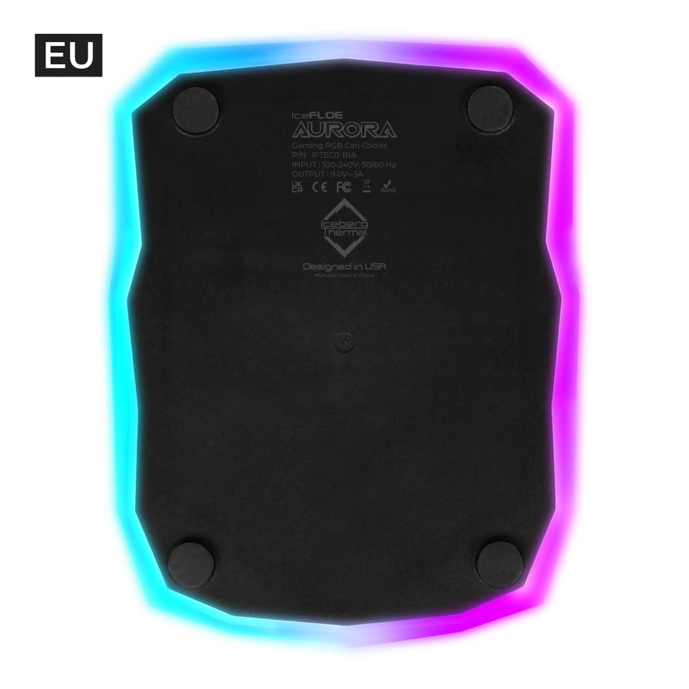 Iceberg Thermal IceFLOE Aurora Thermo-Gaming-Dosenkühler, RGB-Dosenkühler, kompakter thermoelektrisc