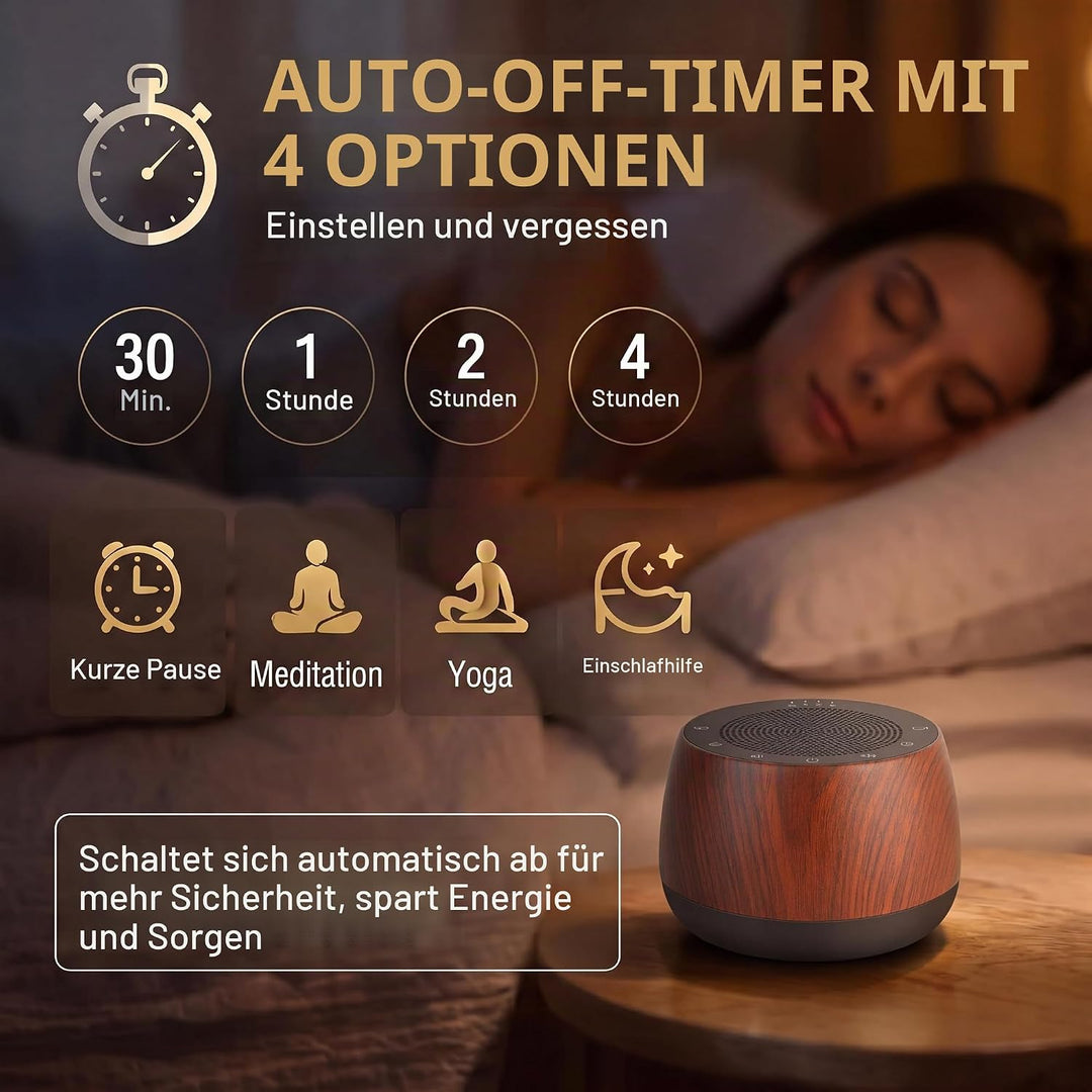Tibetische Meditationsschalen Klangmaschine mit Timer, Tragbare Elektronische Klangschale mit 9 Gerä