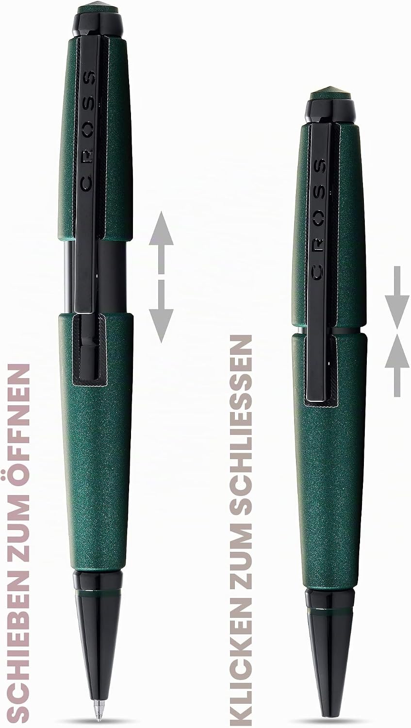 Cross Edge Rollerball (Strichstärke M, Schreibfarbe: schwarz, nachfüllbar, inkl. Premium Geschenkbox