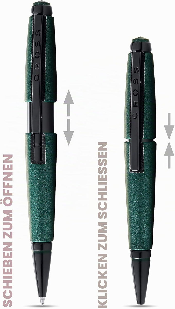 Cross Edge Rollerball (Strichstärke M, Schreibfarbe: schwarz, nachfüllbar, inkl. Premium Geschenkbox