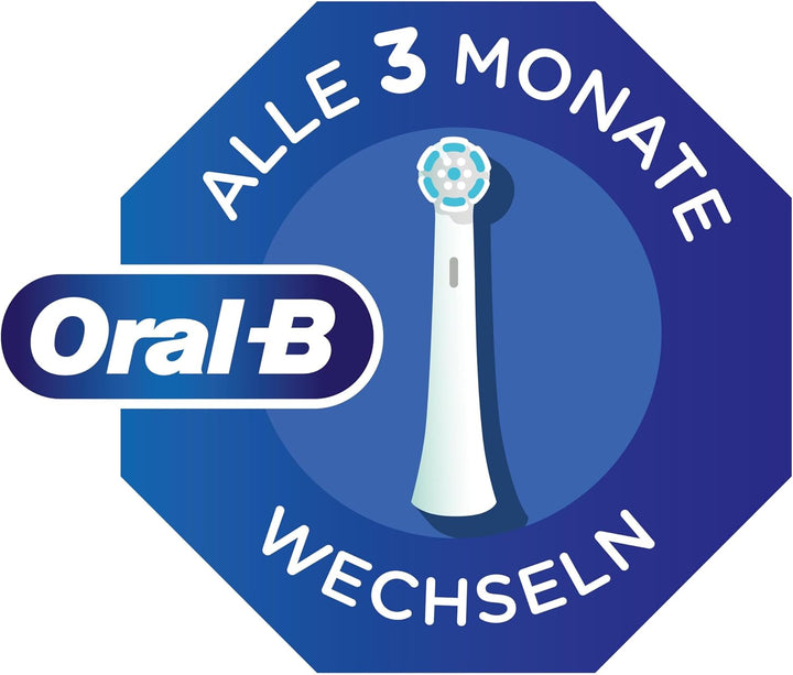 Oral-B iO Sanfte Reinigung Aufsteckbürsten für elektrische Zahnbürste, 6 Stück, sanfte Zahnreinigung