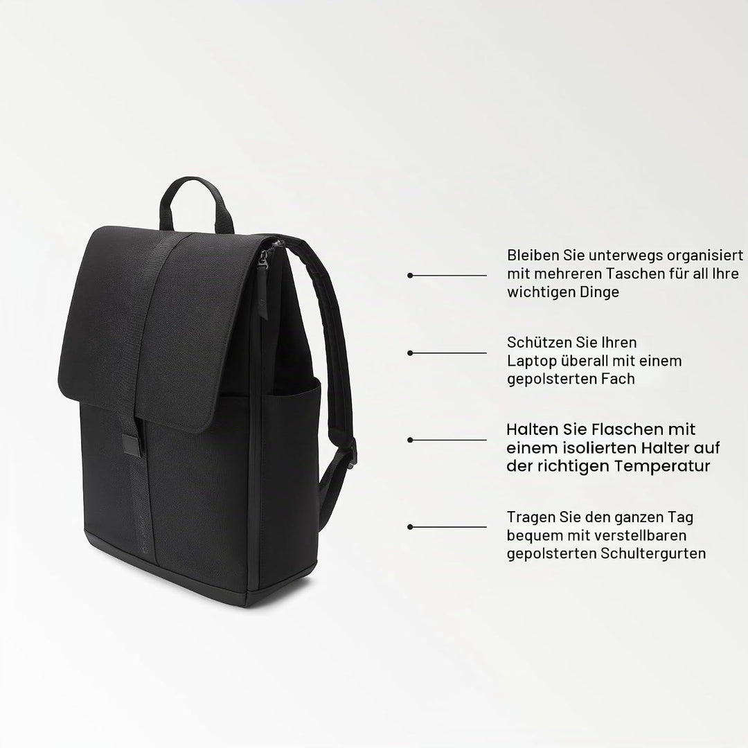 Bugaboo Wickelrucksack, Wasserabweisende Tasche aus nachhaltigem Material, Einfach zu reinigen, mit