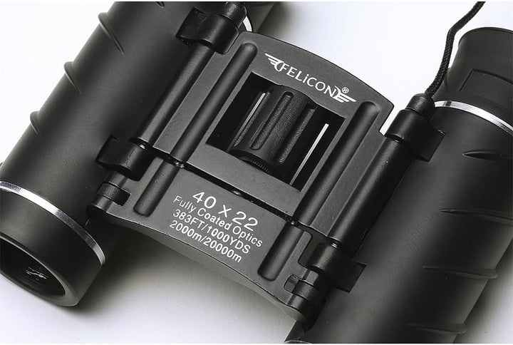 FELiCON Professional 40 × 22 Fernglas Teleskop HD-Optik Zoomobjektiv FMC BaK4 Fernglas im Taschenfor