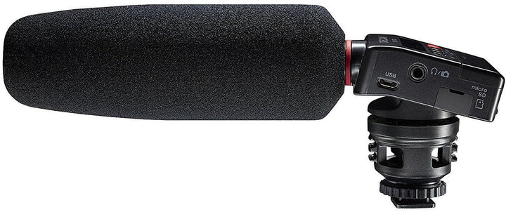 Tascam DR-10SG – Audiorecorder mit Richtmikrofon für DSLR-Kameras