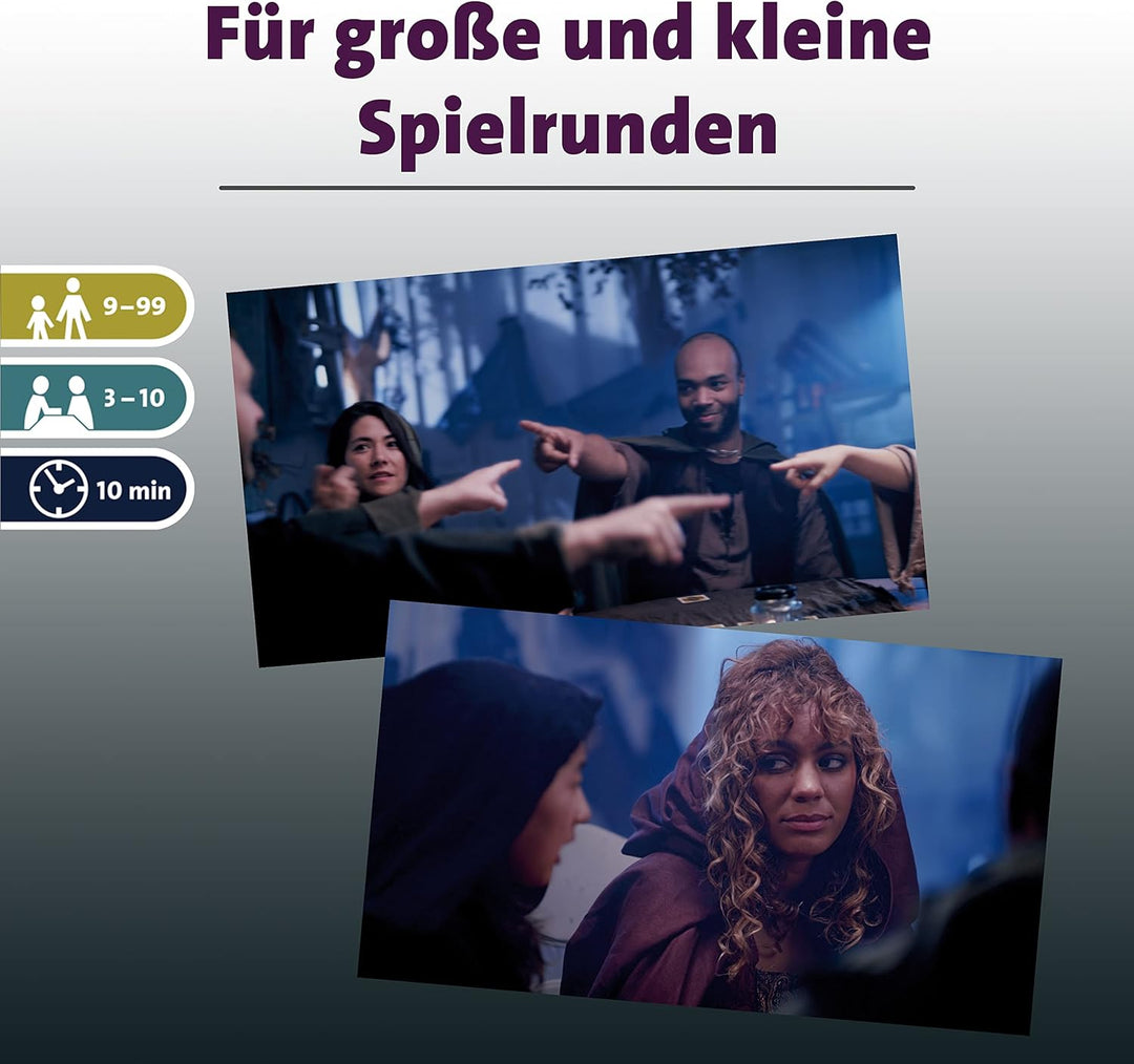 Ravensburger 26858 - Werwölfe - Epic Battle, Best-of der Spielereihe für 3-10 Spieler, Gesellschafts