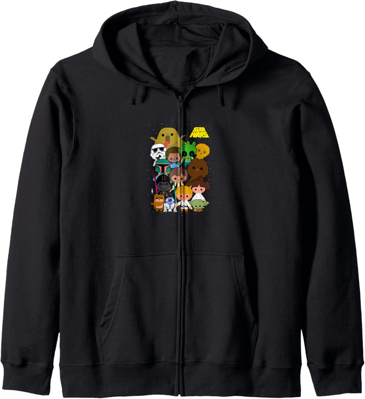 Star Wars Cute Cartoon Character Group Kawaii Kapuzenjacke