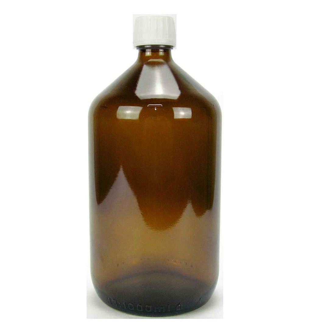 Sala Braunglasflasche DIN 28 Alcoa mit Verschluss Originalitätsring 1 L 1000 ml (10), 10