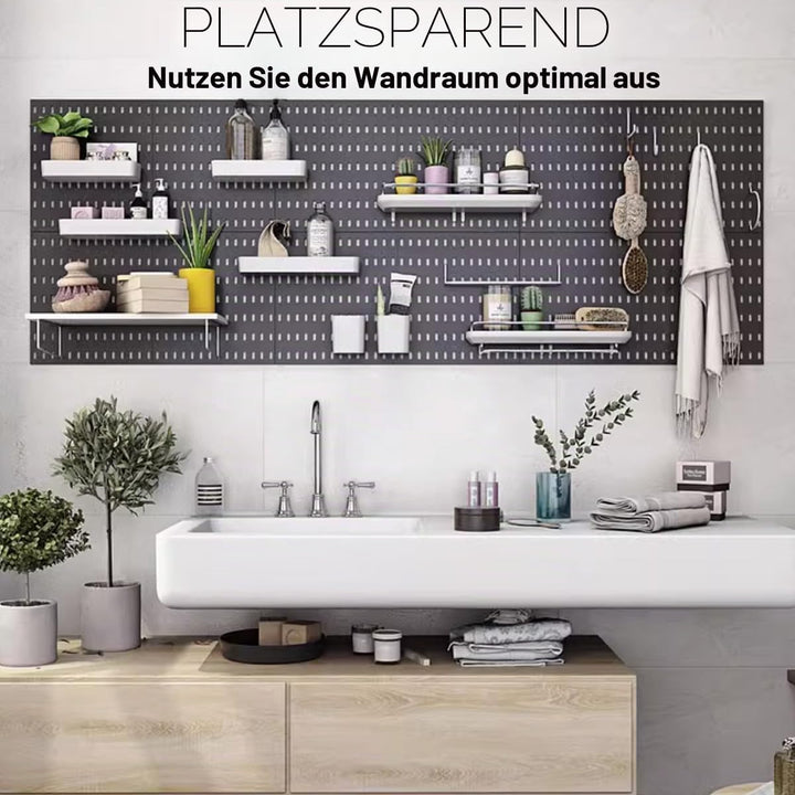 Werkzeuglochwand Stecktafel Kombinationsset Aufbewahrungs Wandorganizer Küchenorganisation Wandlochp