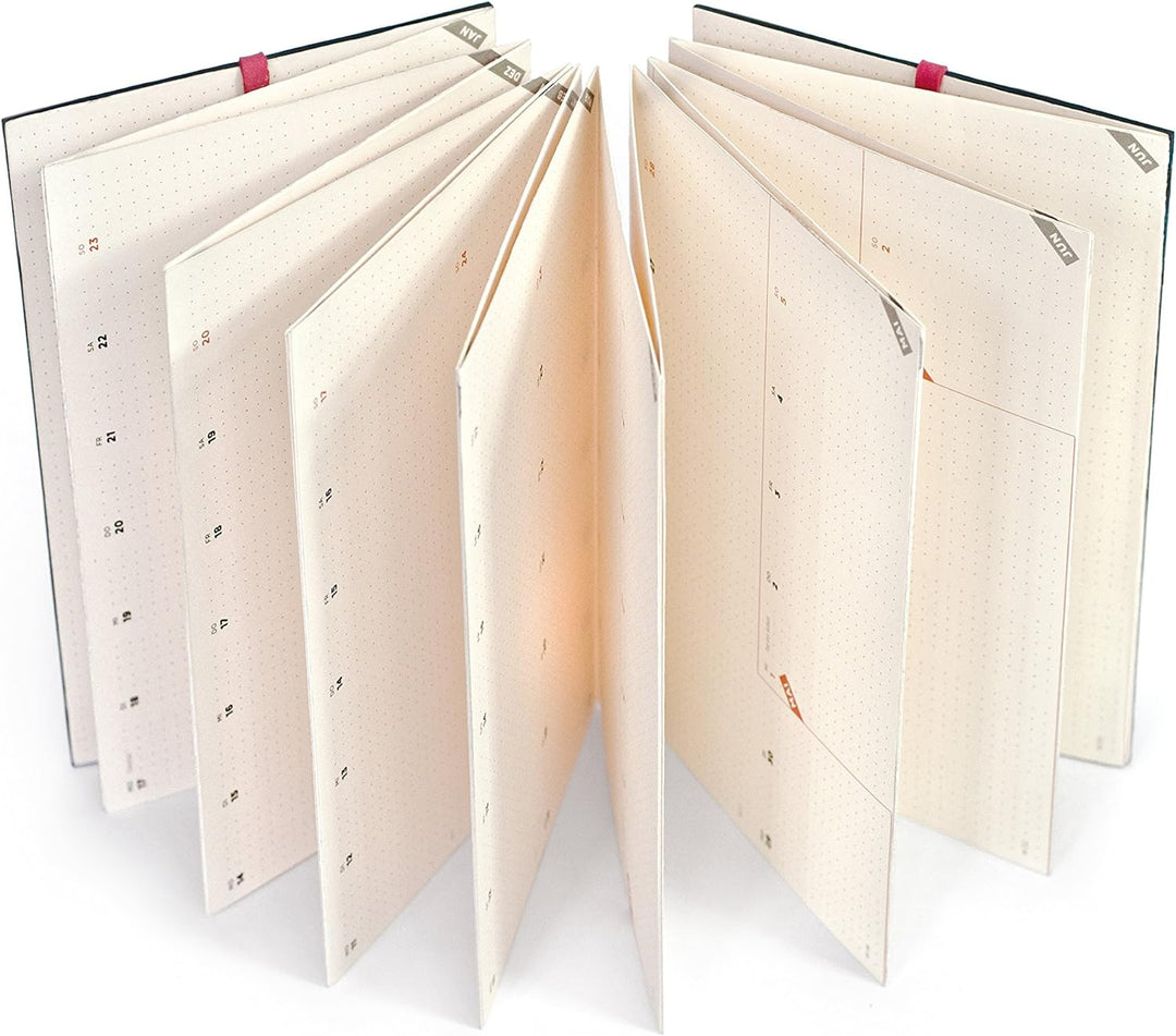 DAYZ portrait Wochen-Kalender, Terminplaner, Taschenkalender & Tischkalender, 18 Monate, 2023-2024,