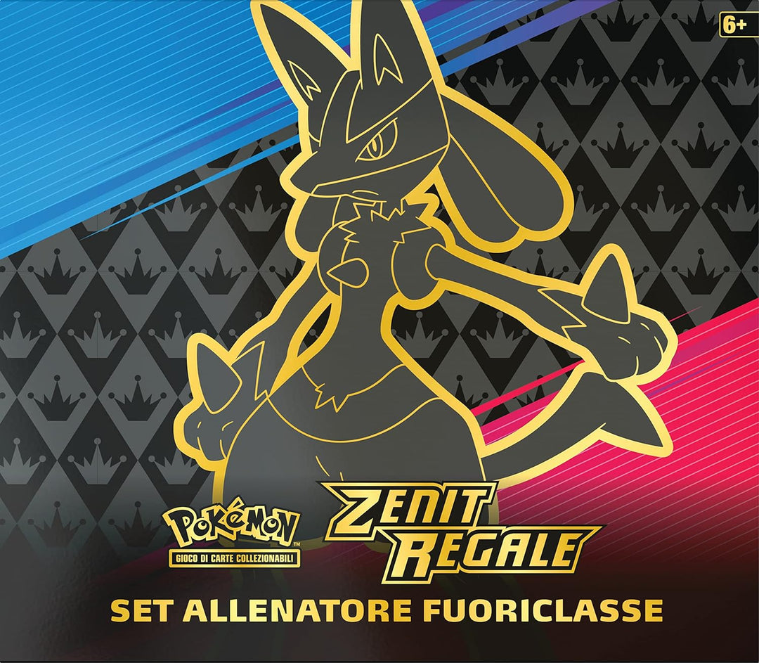 Pokémon Zenit Erweiterungs-Trainer-Set (10 Erweiterungshüllen und Zubehör), italienische Edition