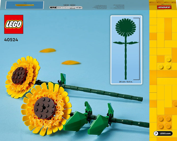 LEGO Botanicals Sonnenblumen - Set mit Kunstblumen für Kinder ab 8 Jahren - Kinderzimmer-Deko oder B