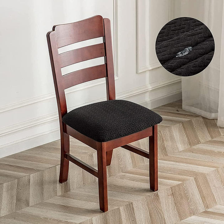 LANSHENG Stuhlbezug Sitzfläche Waschbarer Stretch Wasserdicht Jacquard Bezug für Stühle Esszimmerstu