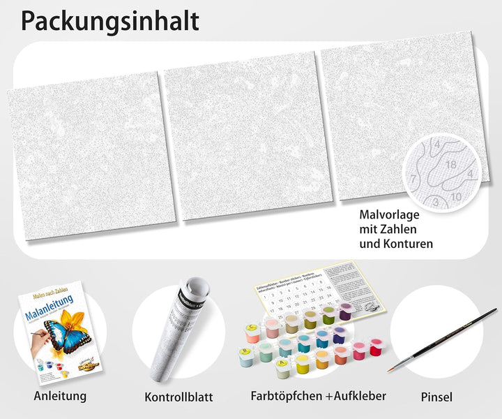 Schipper 609470754 Malen nach Zahlen, Sonnenaufgang am See - Bilder malen für Erwachsene, inklusive