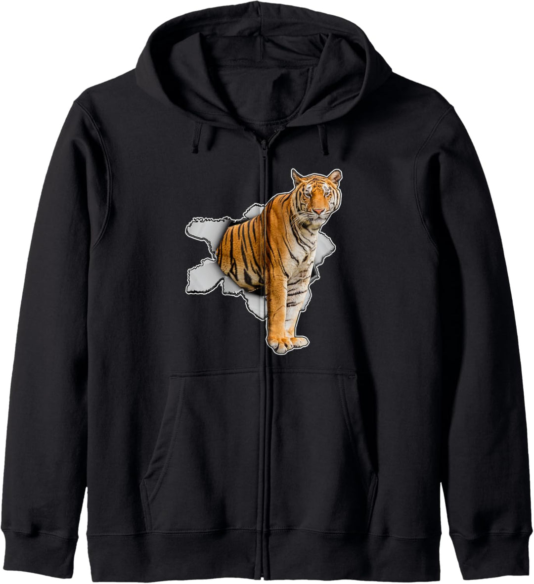 Tiger Graphic Animal für Kinder und Jugendliche Kapuzenjacke