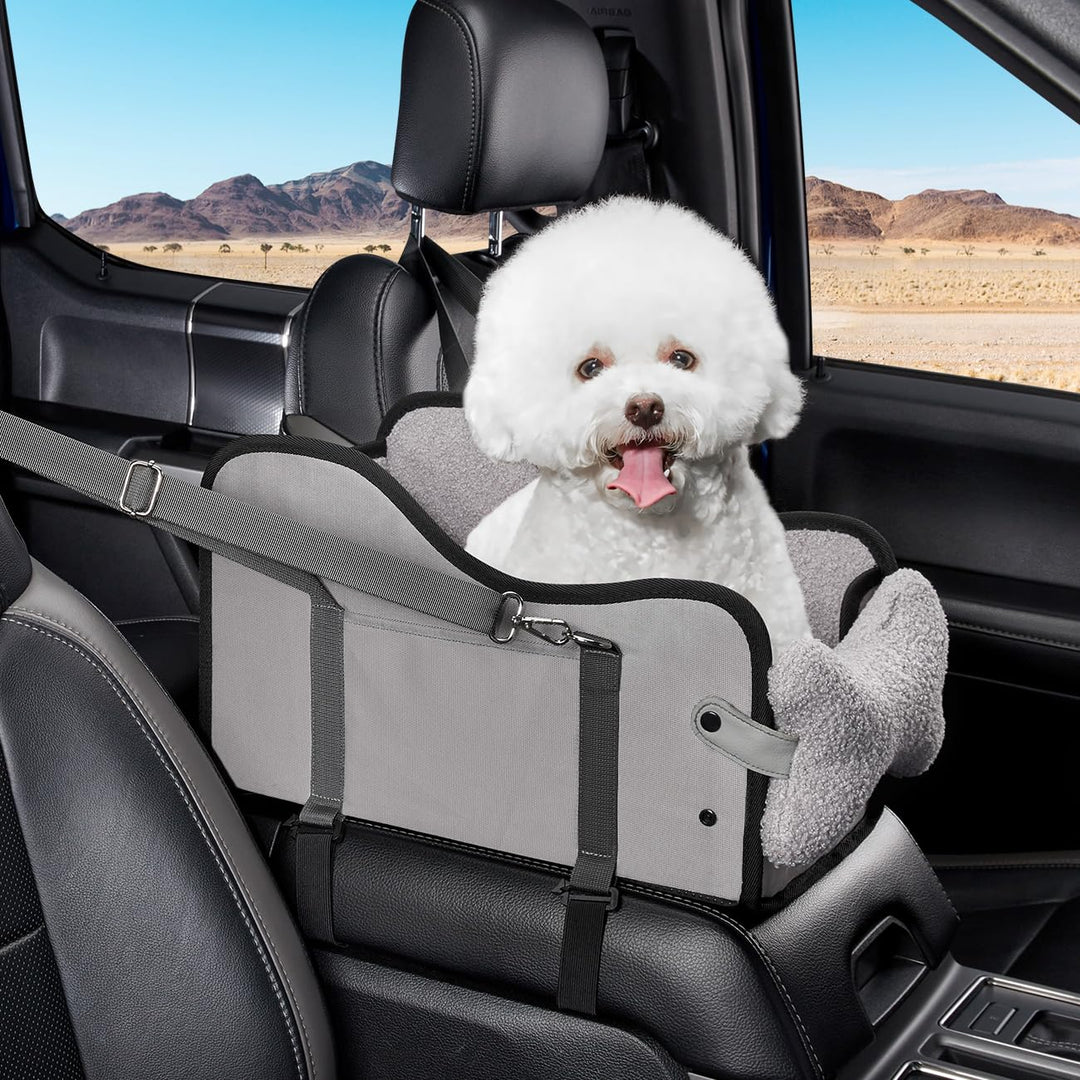 Auto-Hundesitz für Kleine Hunde & Katzen | Sicherer Hunde-Sitz mit Doppelter Befestigung, Wasserdich