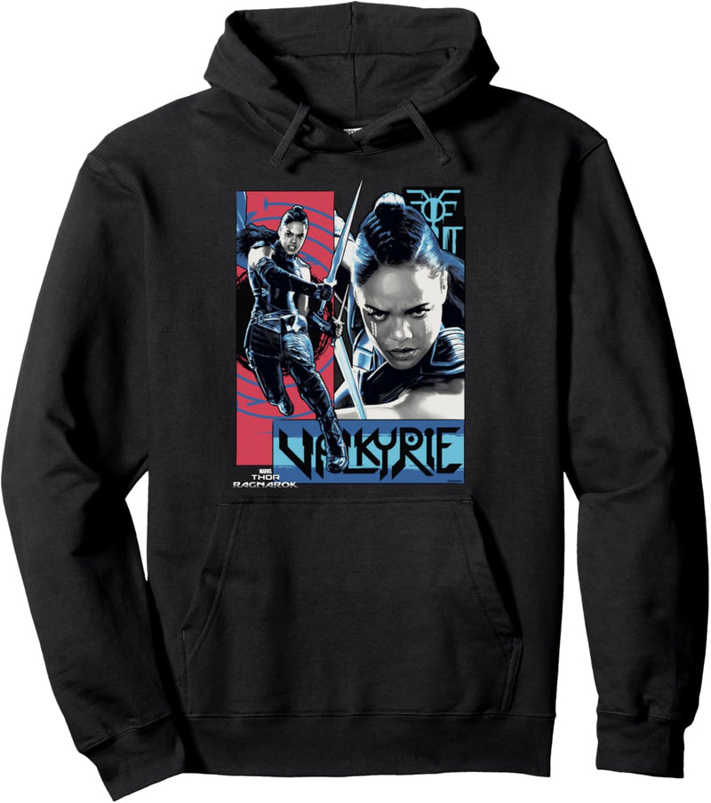 Marvel Thor: Ragnarok Valkyrie Action Pose Collage Pullover Hoodie