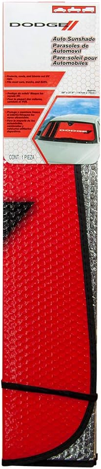 Plasticolor 003705R01 Dodge Red Windshield Sonnenschutz