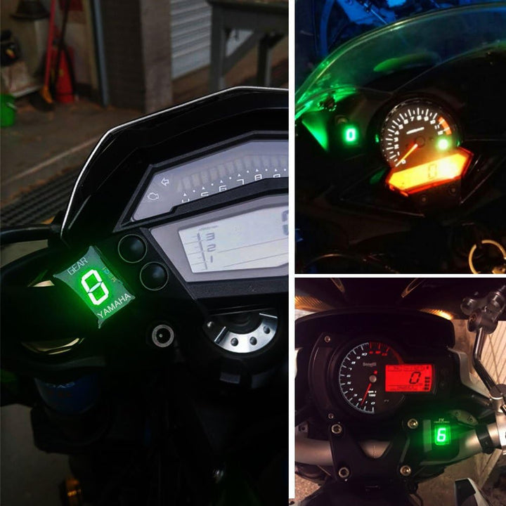 KIMISS Motorrad ECU Stecker Halterung 6 Gang Digital Anzeige Anzeige für FZ-16 FZ-S FZ400