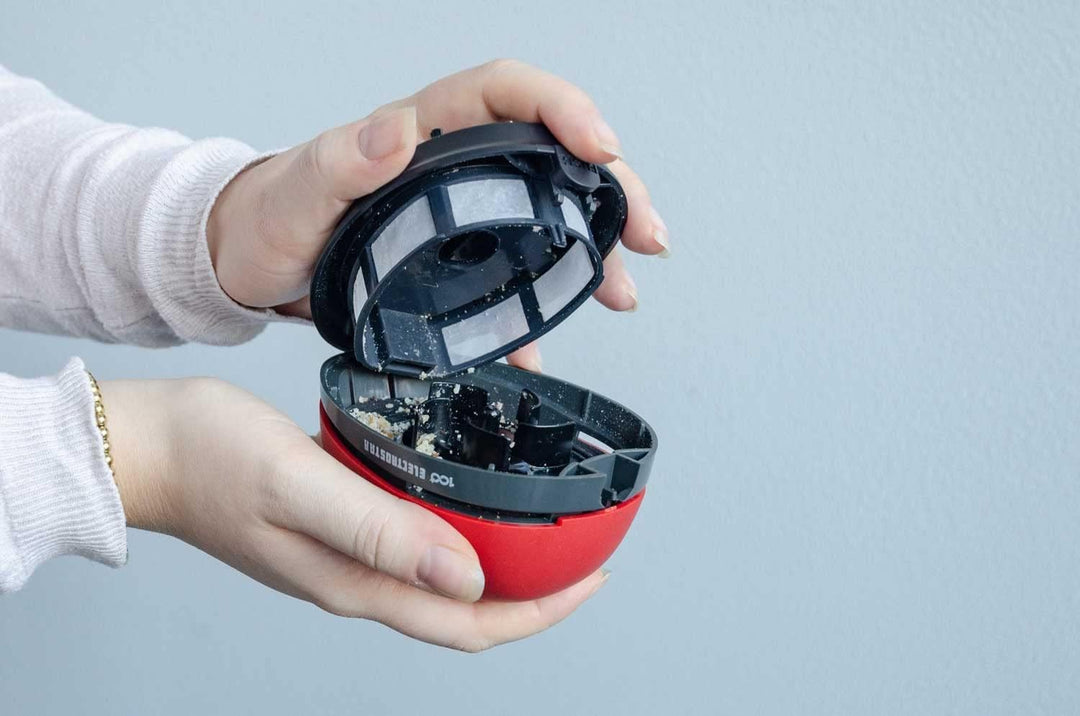 Starmix Mini Tisch-Staubsauger mit hoher Saugkraft I Akku Handstaubsauger für Krümel und ähnliches I