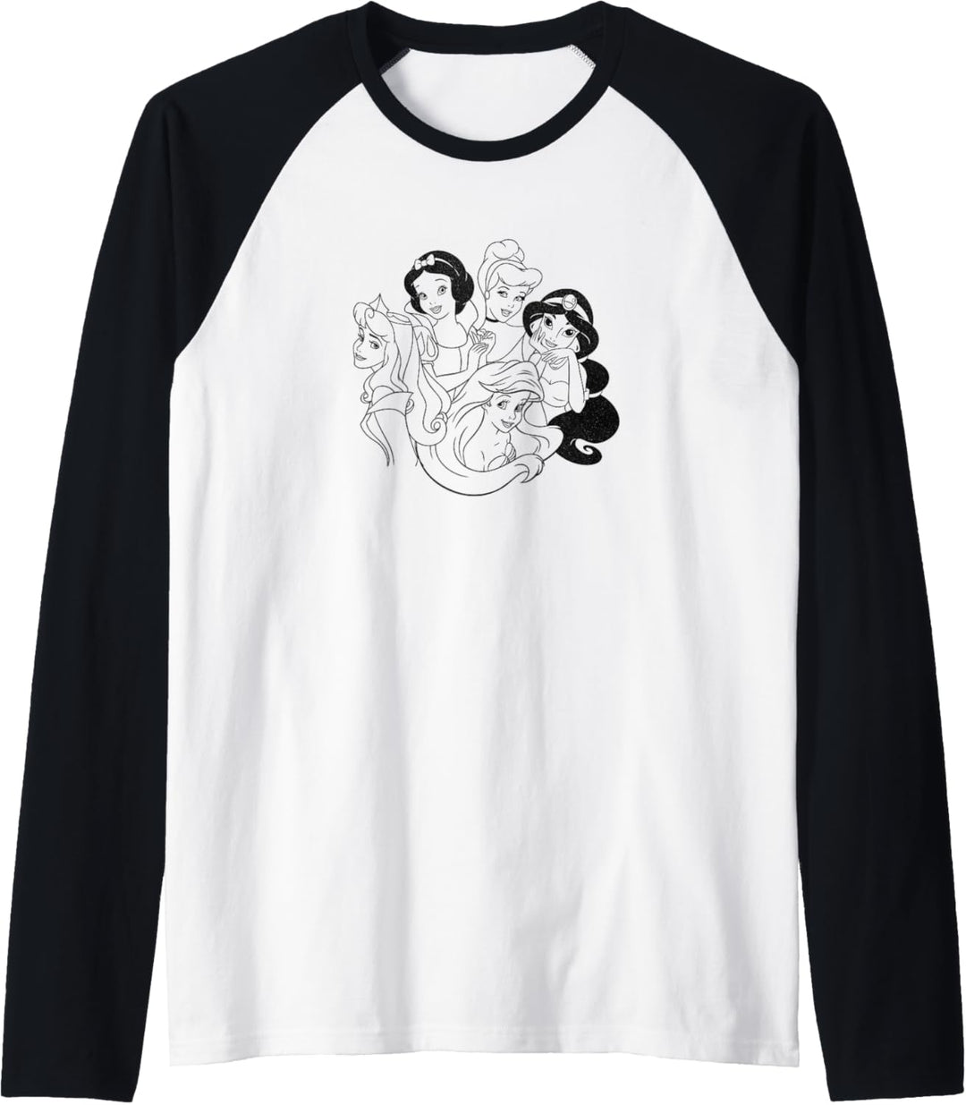 Disney Princess Simple Outline Raglan