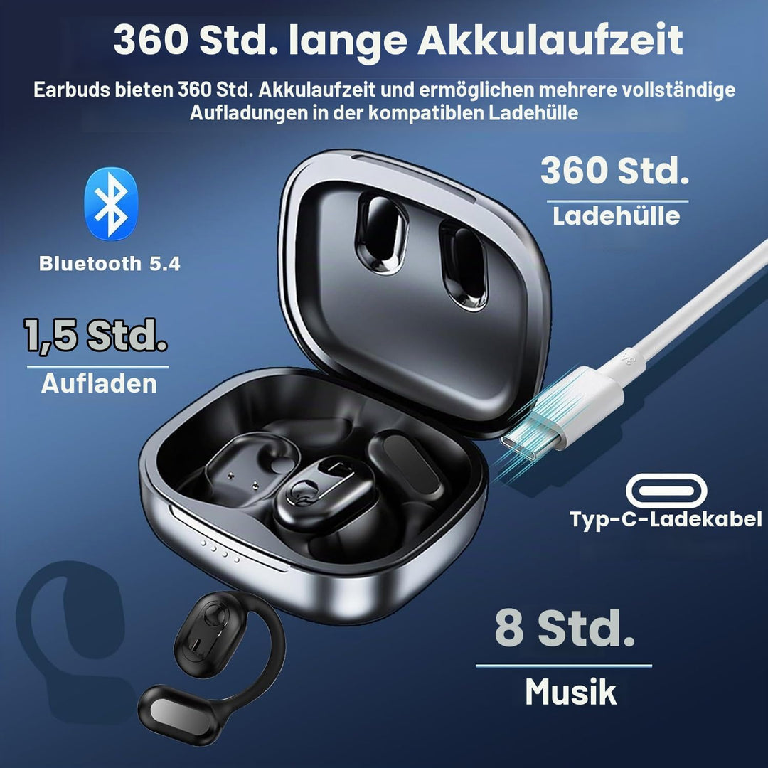 AI Language Translator Earbuds, 4-in-1-Übersetzungsgerät, unterstützt 144 Sprachen und Akzente, Echt