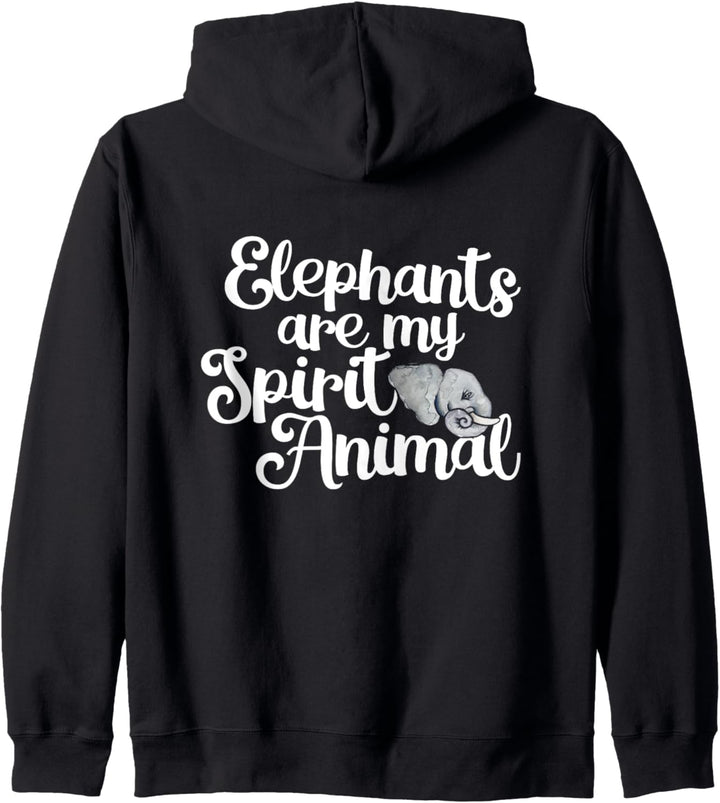 Elephants are my spirit animal Kapuzenjacke