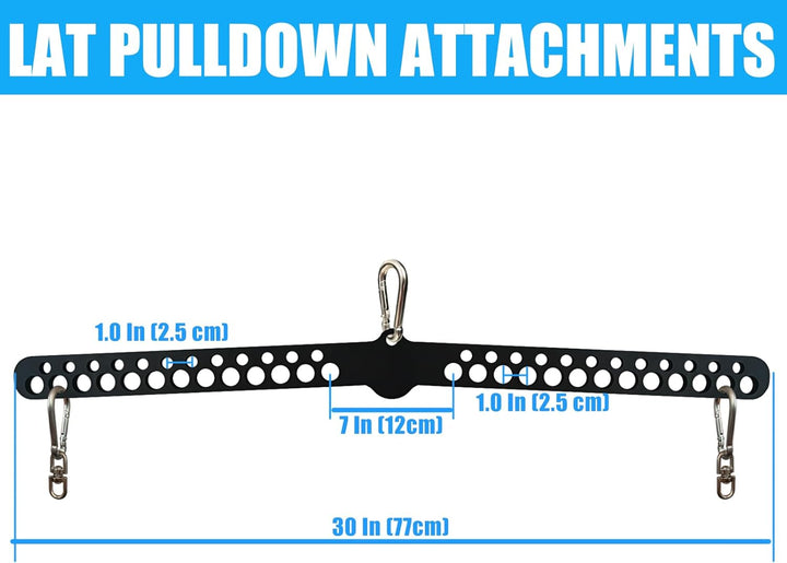 KORIKAHM Multi-Grip LAT Pull Down Bar für Home Gym Fitness, Spreizplatte LAT Pulldown Aufsätze für P