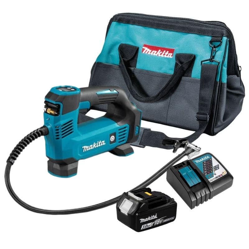Aufblasgerät 18V Li-Ion (1x3,0 Ah) mit Aufbewahrungstasche - MAKITA DMP180RFS