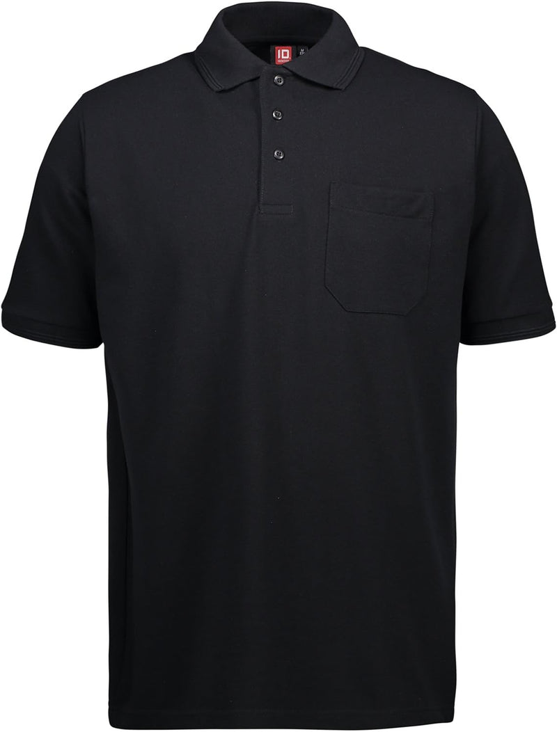 Pionier 41079-5XL Poloshirt 320 PRO Wear mit Tasche Grösse 5XL in schwarz