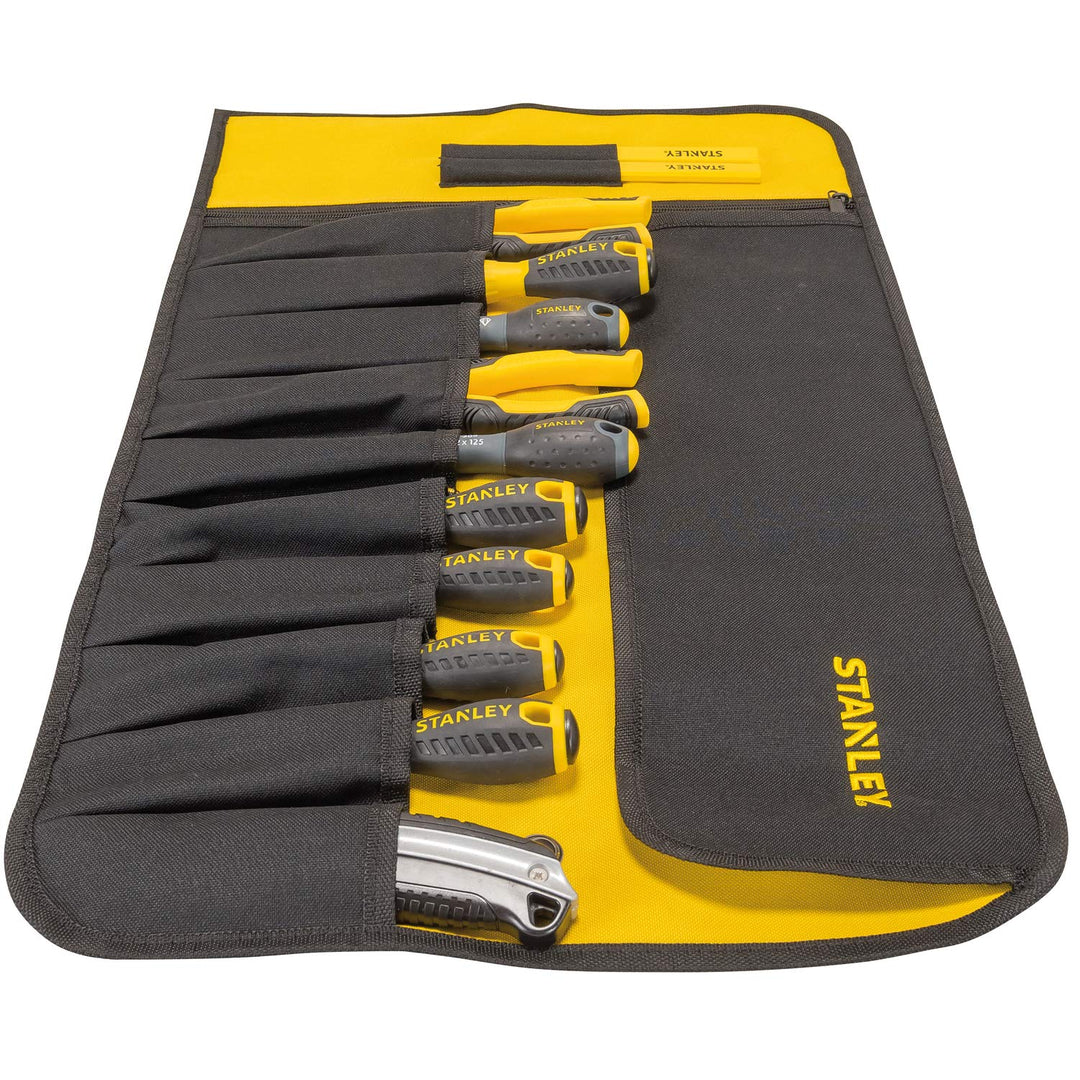 Stanley FatMax Werkzeugtasche/Werkzeugbeutel (50x33x31cm, mit runder Öffnung, formstabile Konstrukti
