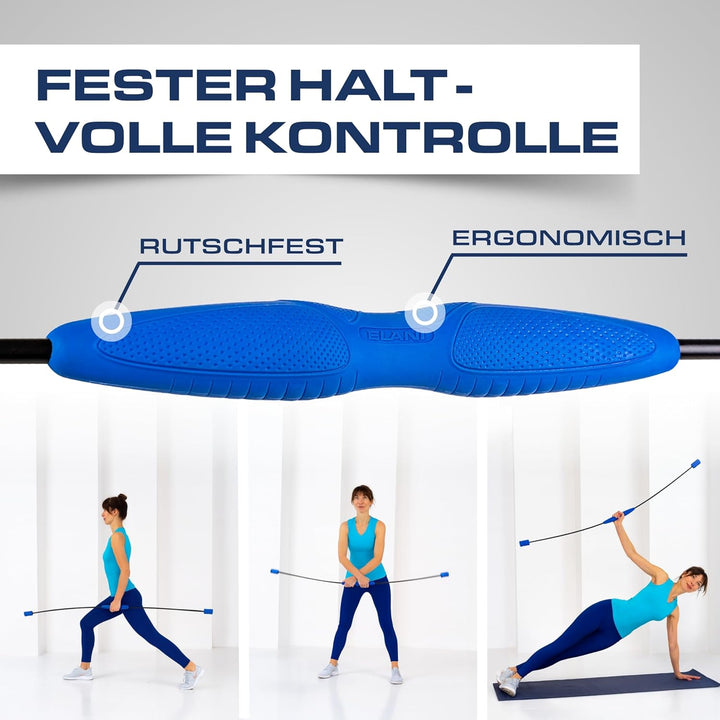 ELANI klimaneutraler Schwingstab - angenehmer Griff & Verstellbarer Widerstand - hochbelastbarer Swi