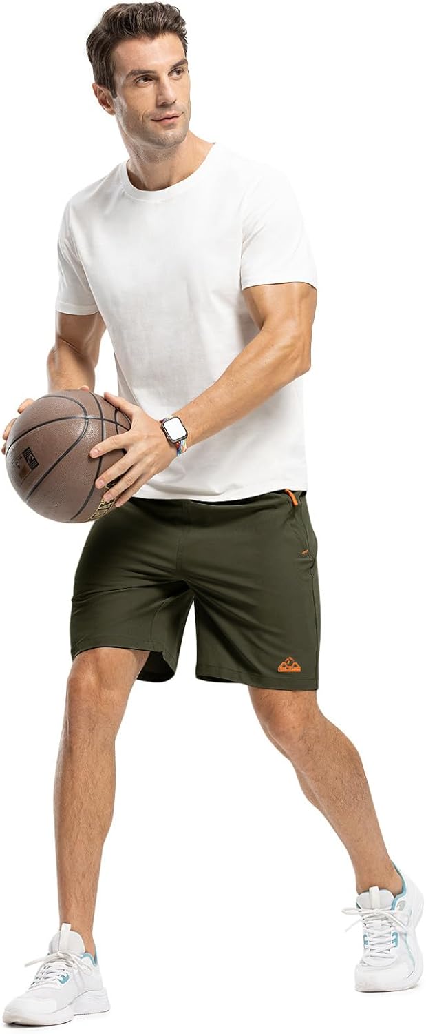 TBMPOY Herren Laufshorts Laufshorts M A4, Armeegrün, M A4, Armeegrün
