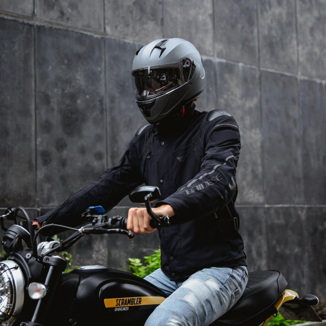 VINZ Kennet Integralhelm mit Sonnenblende | ECE 22.06 & PINLOCK vorbereitet | Motorradhelm für Herre