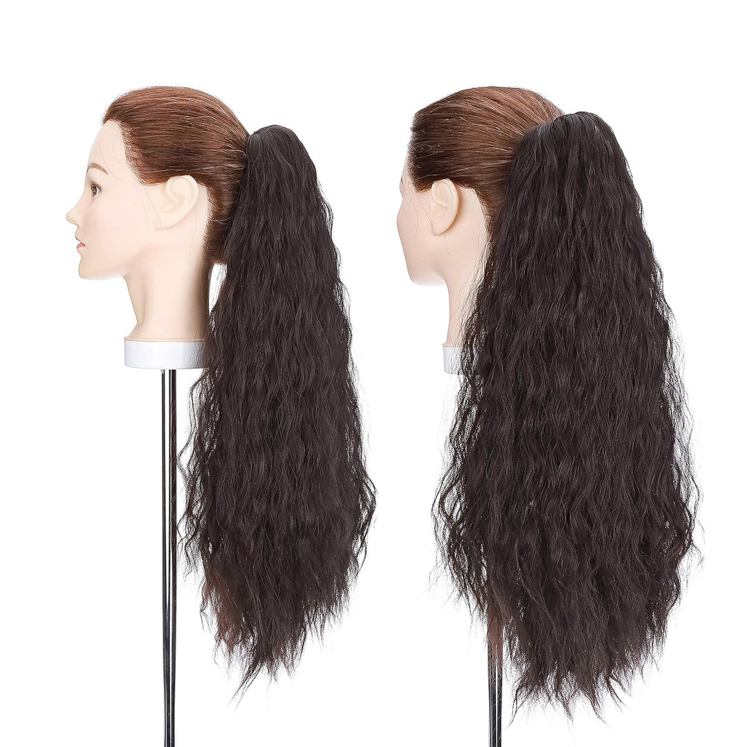 SEGO Ponytail Extension Pferdeschwanz Zopf Corn Wavy Haarteil Haarverlängerung Hair Piece Haar mit K