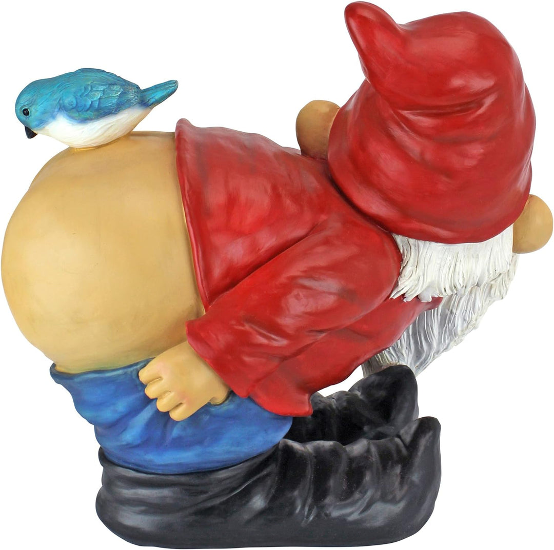 Design Toscano Gartenzwerg Loonie Moonie, mehrfarbig, Masse: 23 x 30,5 x 30,5 cm Gnome Statue: Large
