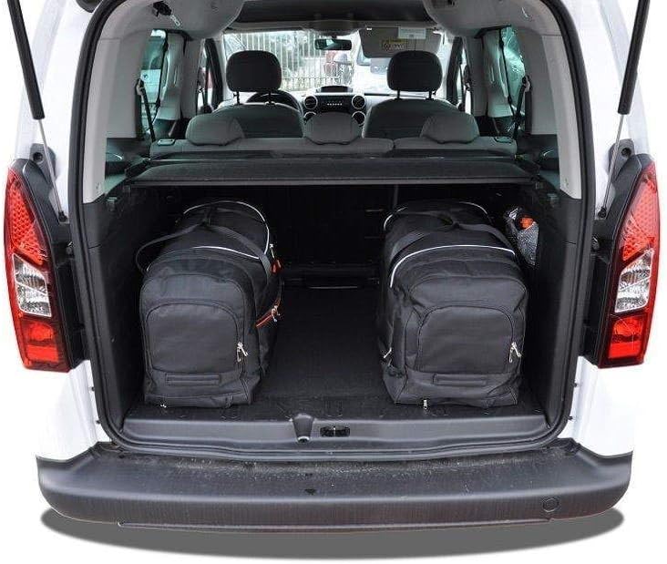 KJUST Dedizierte Reisetaschen 4 stk kompatibel mit PEUGEOT PARTNER B9 2008-2019