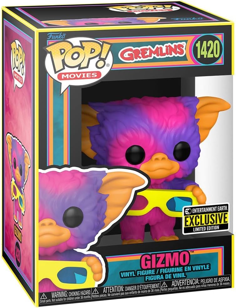 Funko Gremlins Gizmo Black Light Pop! Vinyl Figure - Entertainment Earth Exclusive, Mehrfarbig