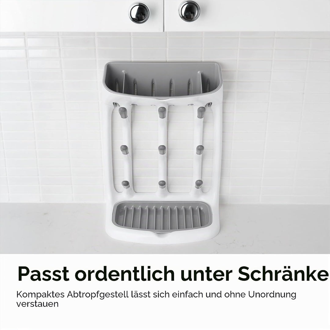 OXO Tot Space Saving Abtropfgestell Babyflaschen Silikon Kunststoff Acrylnitril-Butadien-Styrol, Bab