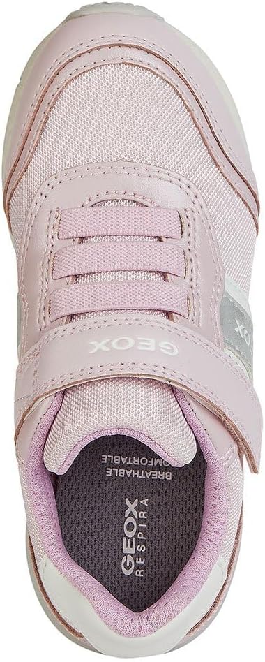 Geox Mädchen J Fastics Girl B Sneaker, Pink White