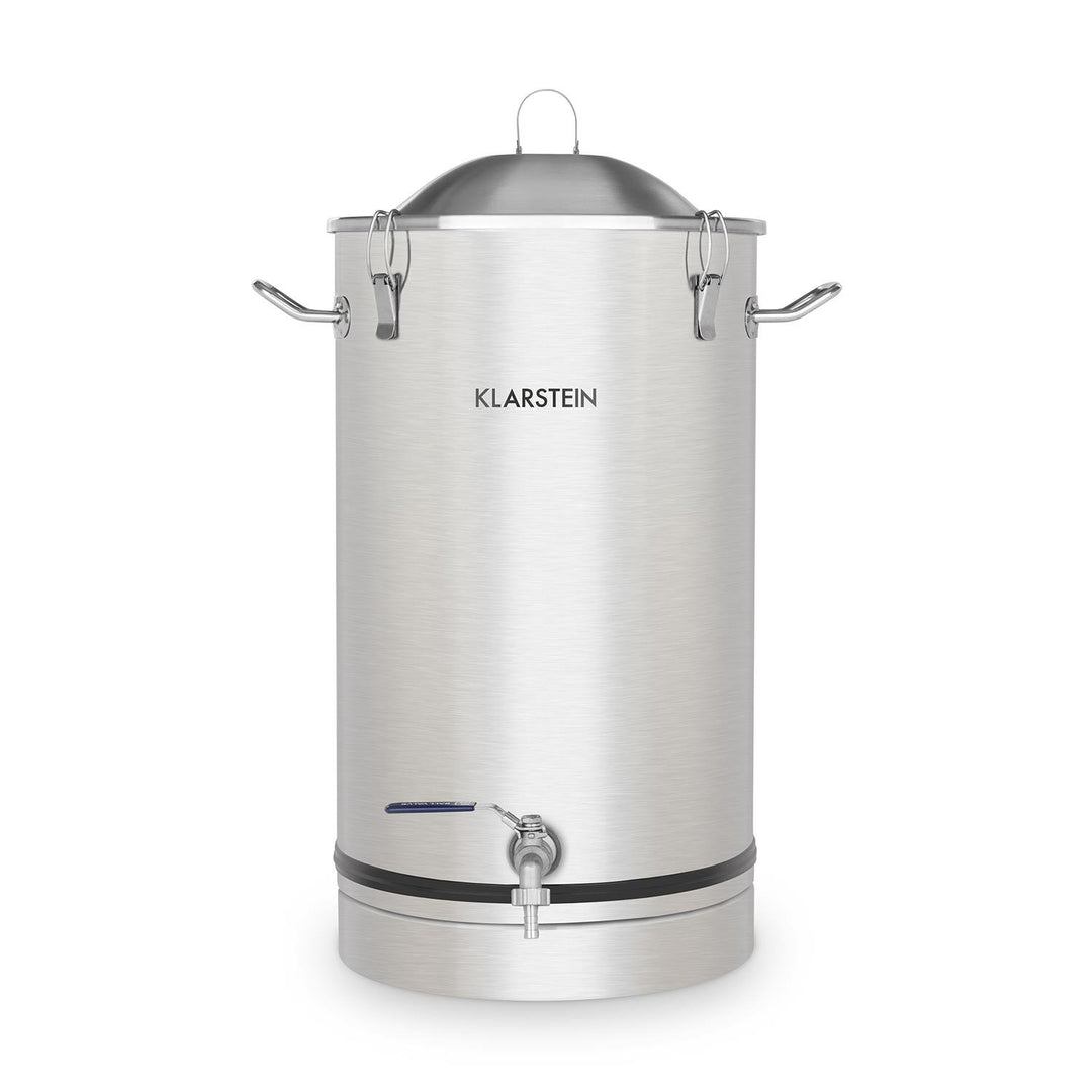 Klarstein Maischfest Gärkessel - Fermentierkessel, Bierbraugerät, Gärbehälter, 30 L, Ablasshahn, Ede
