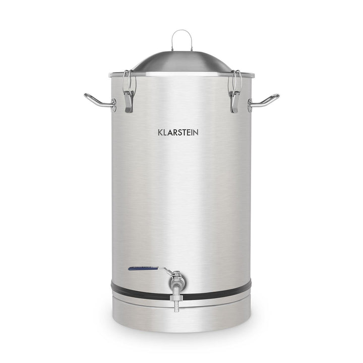 Klarstein Maischfest Gärkessel - Fermentierkessel, Bierbraugerät, Gärbehälter, 30 L, Ablasshahn, Ede
