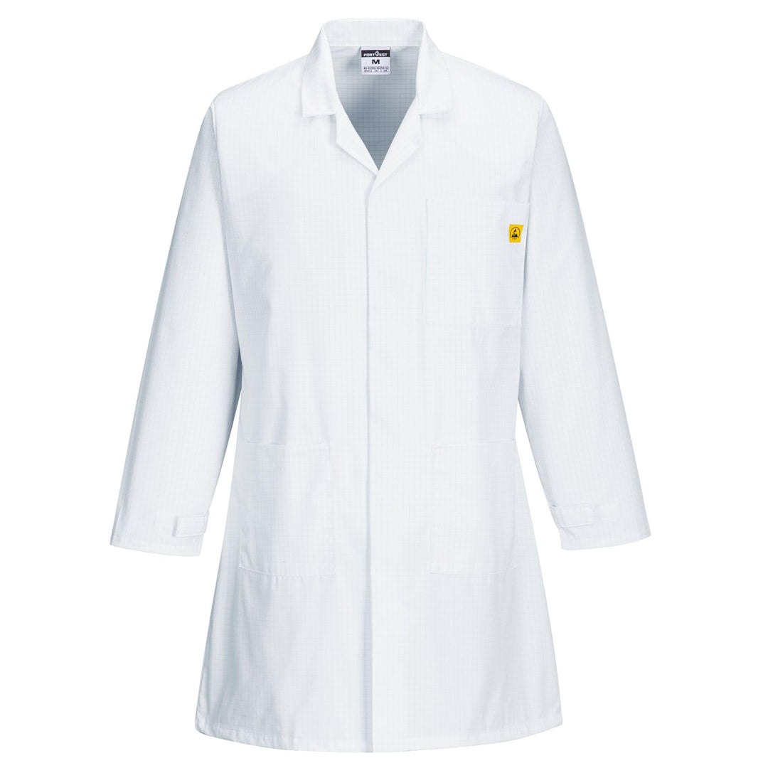Anti Static Coat, colorWhite talla XXL XXL Weiss, XXL Weiss