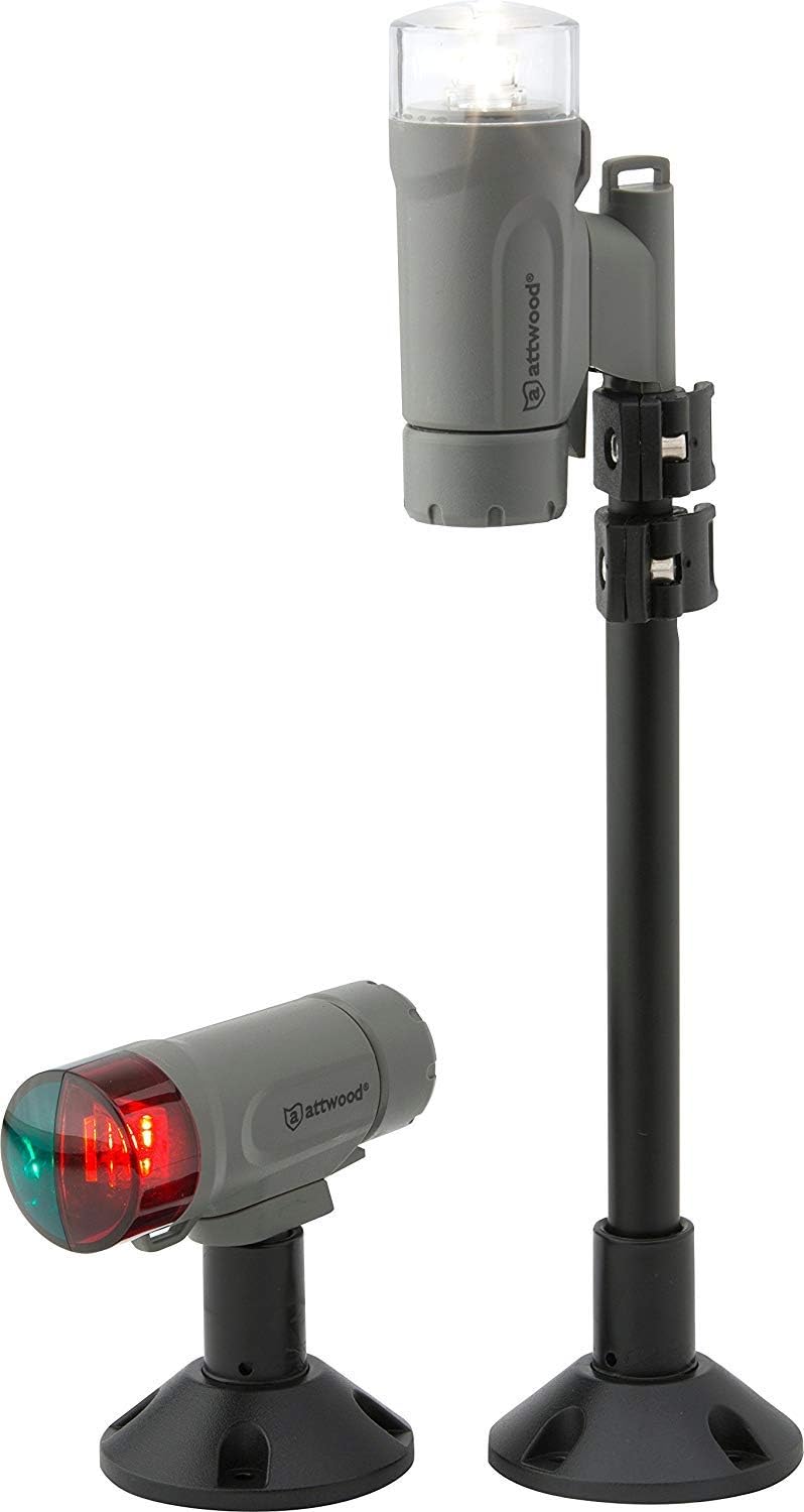 Attwood Marine Attwood PaddleSport Portable Navigation Light Kit - Screw Down or Adhesive Pad - Gray