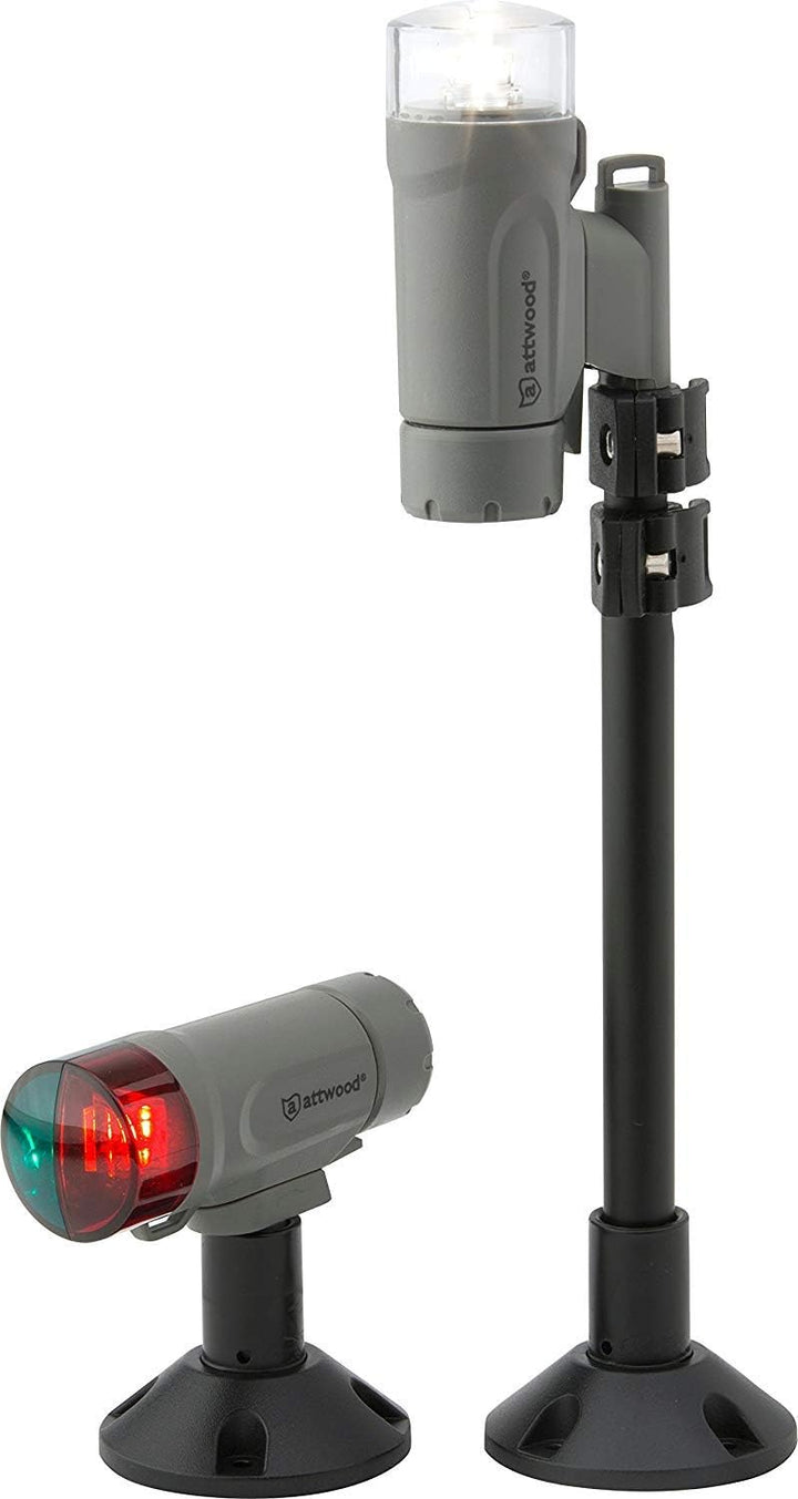 Attwood Marine Attwood PaddleSport Portable Navigation Light Kit - Screw Down or Adhesive Pad - Gray