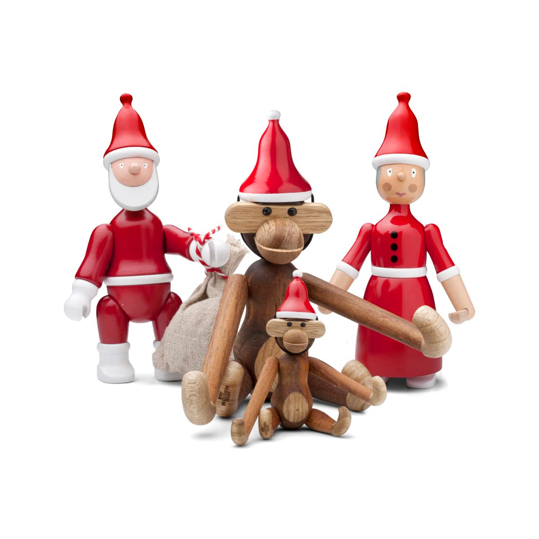 Kay Bojesen Zipfelmütze klein Figuren 10 cm Weihnachtsdekoration, rot H10 cm, H10 cm