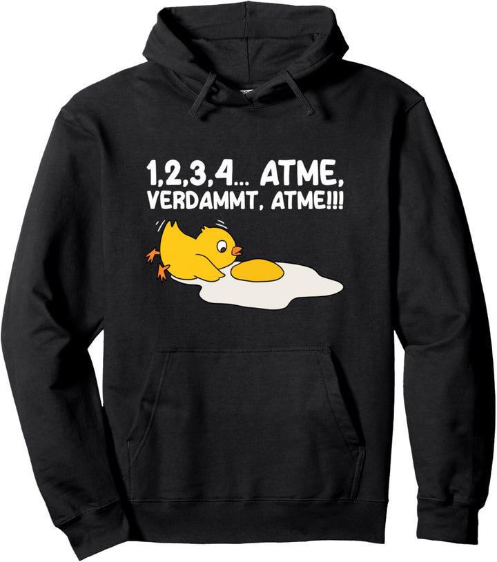 Erste Hilfe Wiederbelebung Küken Ei Spiegelei Pullover Hoodie